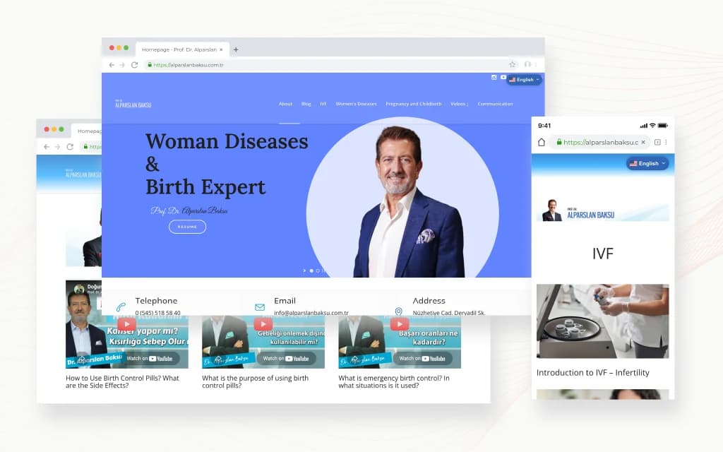 Prof. Dr. Alparslan Baksu - Web sitesi Justin Productions tarafından yapıldı