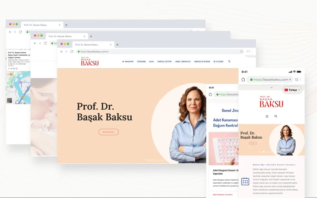 Prof. Dr. Başak Baksu - Web sitesi Justin Productions tarafından yapıldı