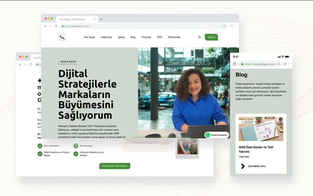 Suzan Kayın - Website realizat de Justin Productions
