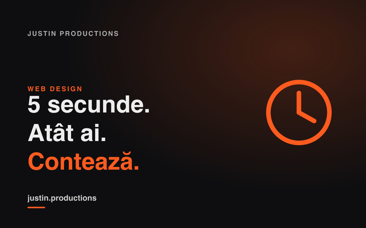 Prima Impresie Online: Cum Te Vede un Client în Primele 5 Secunde pe Site