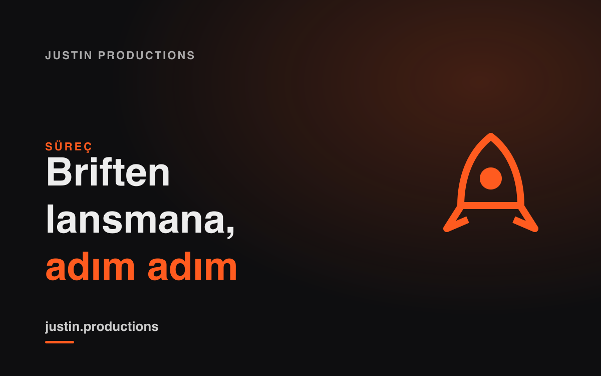 Web projesi A'dan Z'ye: briften lansmana nasıl ilerliyor